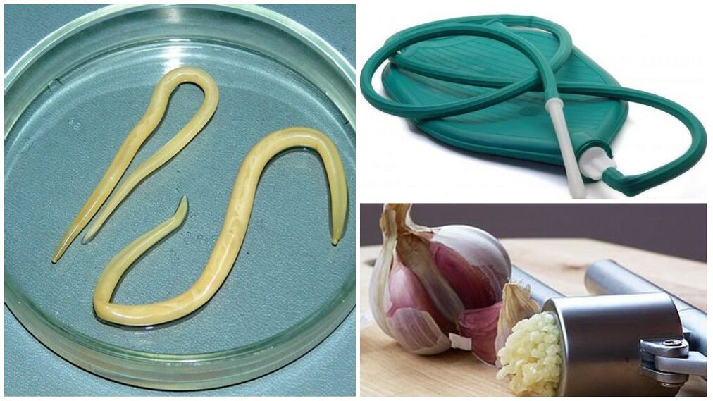 enema with garlic for worms
